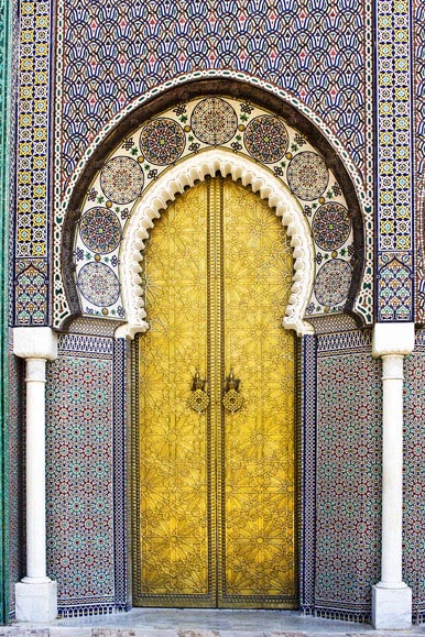 Maroc porte palais